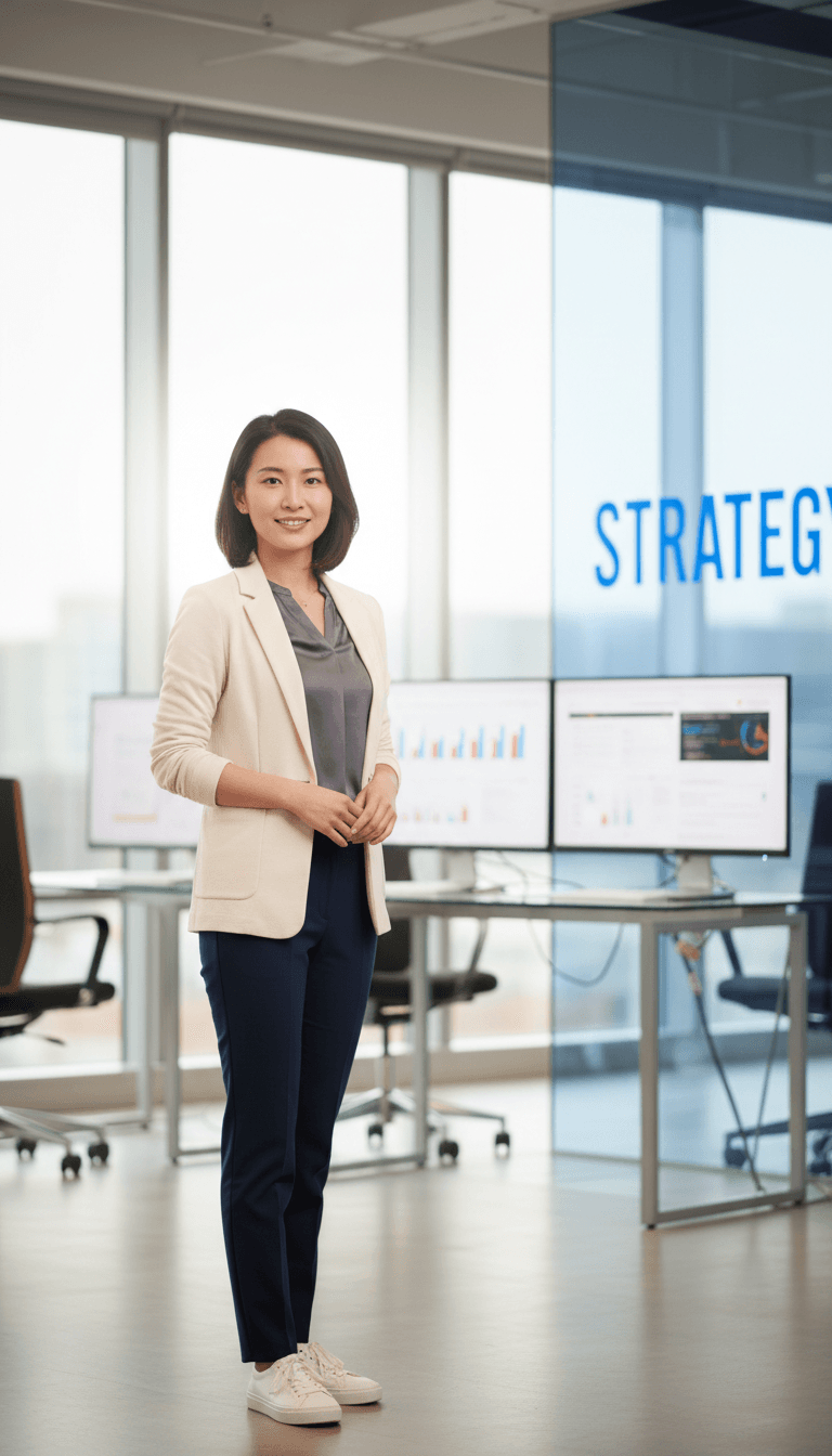 Digital marketing strategist portrait